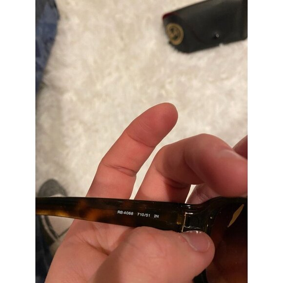 Ray Ban RB 4068 710/51 2N Brown Tortoise Gradient Sunglasses RB4068 With Case - Picture 6 of 6